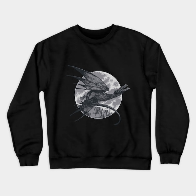 dragon Crewneck Sweatshirt by doddie